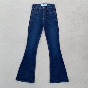 Hollister Soft Stretch Curvy High Rise Vintage Flare Jeans Sz 3R